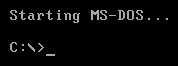 Microsoft ms-dos, archival photo